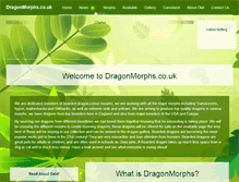 Tablet Screenshot of dragonmorphs.co.uk